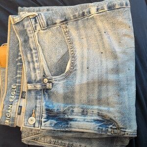 American Eagle Strigid Embellished Jeans Size 16